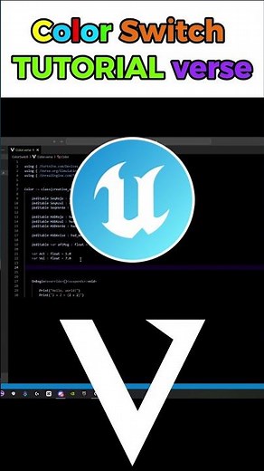Fortnite COLOR SWITCH Verse Tutorial 🌈 (variables)