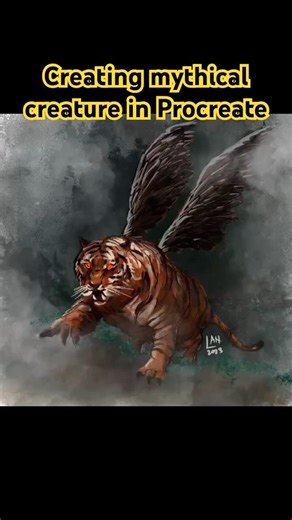 How To: create a mythical creature in Procreate.