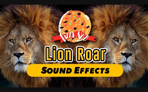 《狮子吼叫合集》叫声 动物 音效 (HQ)