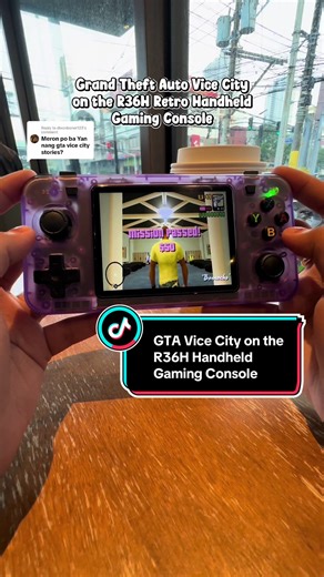 GTA Vice City on the R36H Handheld Gaming Console