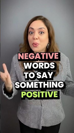 Negative Words To Say Positive Things - Expand Your Vocabulary #englishwords #speakenglish #esl