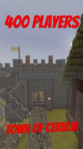Town of Cerulia | 400 Player Vintage Story Civilization Event Defcon Games #vintagestory #minecraft
