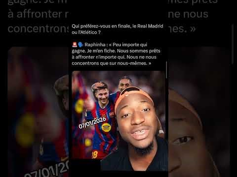 🚨 L'actualité du Barça du Mercredi 07 Janvier 2026 + après match