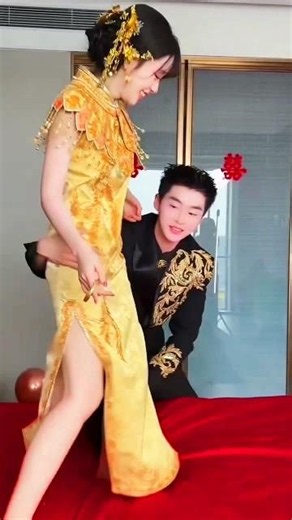 Love in a Beautiful Qipao ❤️ #chinesewedding #love #shorts