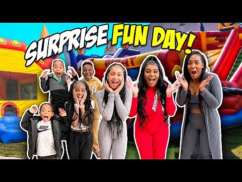 WE TOOK THE KIDS TO HAVE A SURPRISE FUN DAY WITH THEIR FRIENDS!