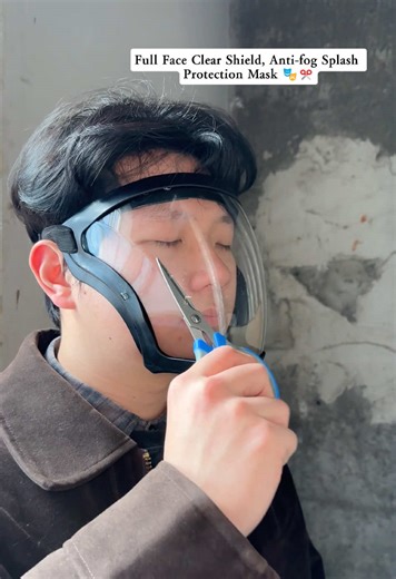 Full Face Clear Shield - Anti-fog Splash Protection Mask #Valentinesday #tiktokshop #tiktokmademebuyit #protective #mask