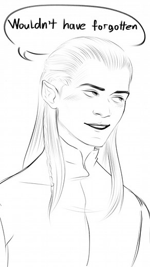 Legolas Greenleaf Art: An Original Character Sketch