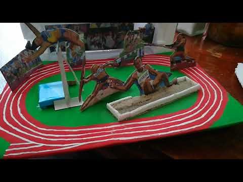 Maqueta de atletismo