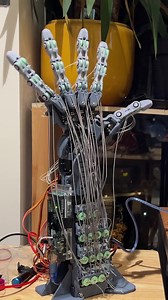 Animatronic robot project finally up and running