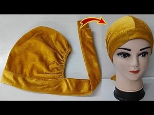 Winter Mini Scarf Hijab Inner Cap Cutting & Stitching | Easy DIY Tutorial | Tailoring Tips & Tricks