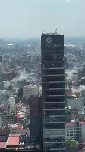 Impactantes imágenes de temblor en la CDMX, avenida Reforma se sacude | 19 septiembre 2017