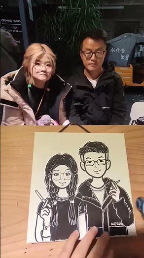 Artist Sketching a Cute Cartoon Face in Real Time 💹 | #UrbanArt #Sketching #ShortsArt | #drawing