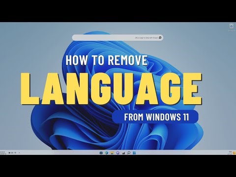 How to Remove a Language From Windows 11✅