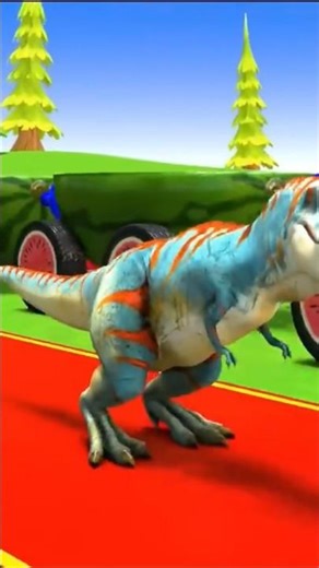 zombie t-rex cartoon video 2025 #viralvideo