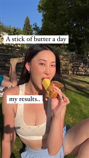 What has butter done for you? 🧈✨ Here’s what it did for me: -brought back my period -lowered my triglycerides -raised my hdl -healed my psoriasis, acne, rosacea, eczema -turned on my libido -grew my butter boobs 😆 It’s important to note that I didn’t just add butter to a standard American diet. I cut out all processed foods and solely ate high fat meats and butter. This may be daunting to most, but the best first step you can make for your health and longevity is to cut the processed foods and