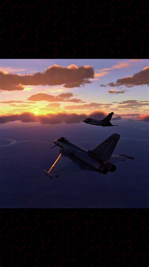 Eurofighter Typhoon and Rafale Formation Flyover