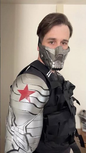 3d Printed Winter Soldier Mask and Arm #marvel