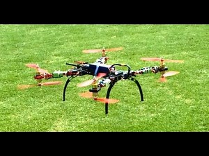 Alien 560 Quadcopter / Octocopter X8 Octo configuration. Build and first flight.