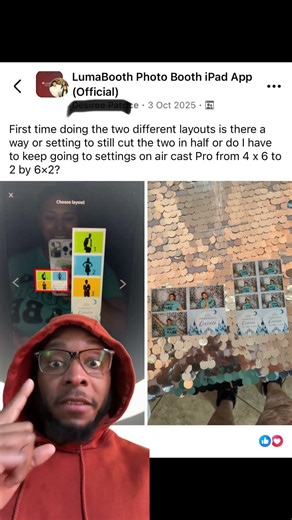 Can you print 2 different design sizes on the same printer same event? Yes but it depends what size