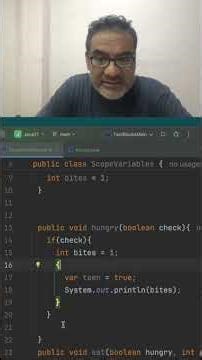 Tenga presente el alcance de las variables en Java.