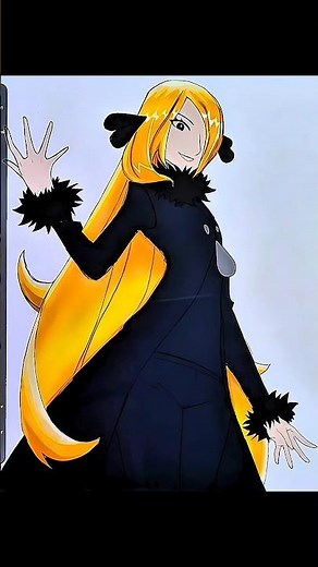 How to Color Anime Hair: Cynthia Pokémon 🎨 #shorts
