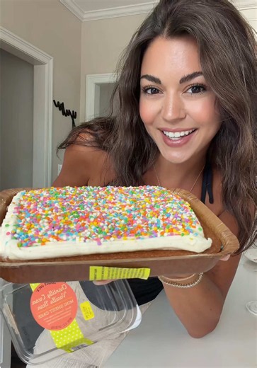 Trader Joe's Dot Cake: How to Make a Sprinkled Vanilla Bean Dot Cake