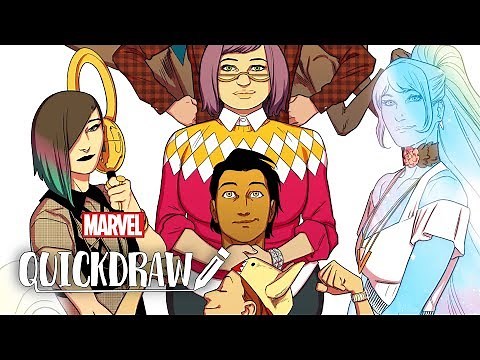 Artist Kris Anka Draws The Runaways -- Marvel Quickdraw