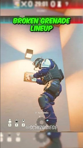 Grenade lineup coastline #r6 #rainbow6 #r6siege