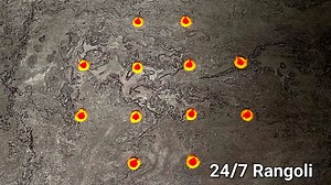 2.3K views | 2 Beautiful Daily use Kolam Designs  Geethala Muggulu  24/7 Rangoli  Unique Colour Muggulu Design #kolamdesigns #mugguludesigns #rangoli #muggulu #flowerkolam #dailyrangolidesigns #rangolidesigns #kolamdesigns #simplerangoli #easyrangoli #smallrangoli #kolamwithdots #dailyrangolidesigns #padikolam | Rangoli kolam | Facebook