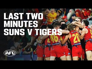 Kennedy Last Two Minutes: Gold Coast Suns v Richmond Tigers | 2022 | AFL