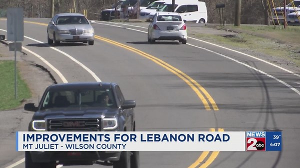 TDOT plans improvements for Lebanon Road