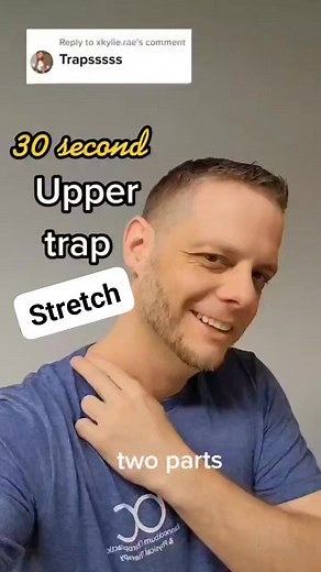 30K views · 723 reactions |  upper trapezius dynamic movements with tension. This should not produce pain and should be comfortable. This is a feel good stretch. See your doctor for your specific case. #uppertrap #neckstretch #shoulderstretch #chiropractor | Bannockburn Chiropractic & Physical Therapy | Facebook