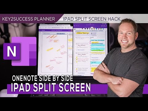 OneNote iPad Side by Side Note Taking