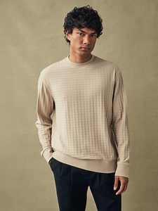 Buy NEXT Self Design Long Sleeves Casual T Shirt -  - Apparel for Men