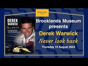 An Evening with Derek Warwick. Derek talks with Simon Taylor about his life in motor racing.