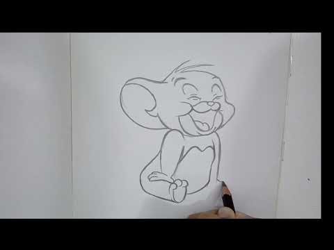“How to Draw a Cute Smiling Mouse | Step-by-Step Drawing Tutorial 🐭”