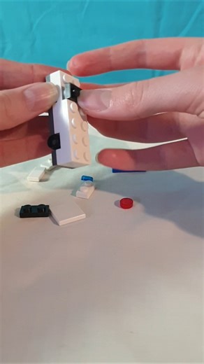 Lego police mini micro car tutorial 2 #lego #legotutorial #legomoc #shorts #legocars