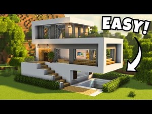Minecraft Modern House Tutorial | EASY Survival Build