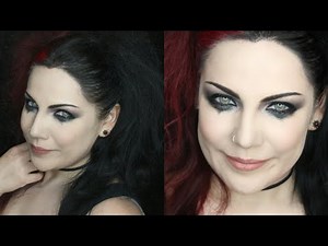 Amy Lee - Evanescence Goth Halloween makeup tutorial