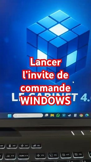 Lancer l’invite de commande Windows, c’est facile !!!￼ #numerique #vulgarisation #astuce