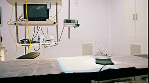 modern medical equipment in the operating room devices to support the patient during surgery