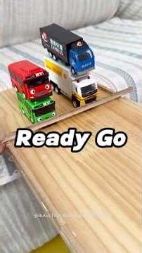 Toy Cars Slide & Crash Box Challenge | Slow Motion + Reverse Ending