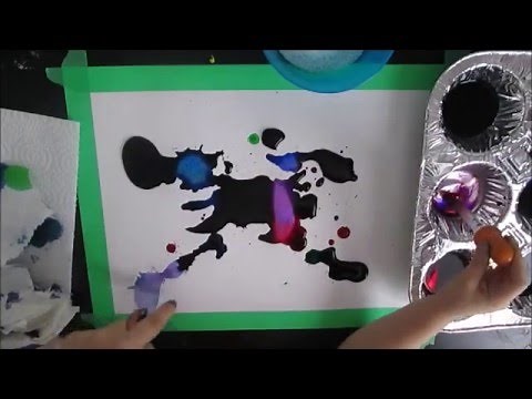 EYE DROPPER PAINTING - Tutorial