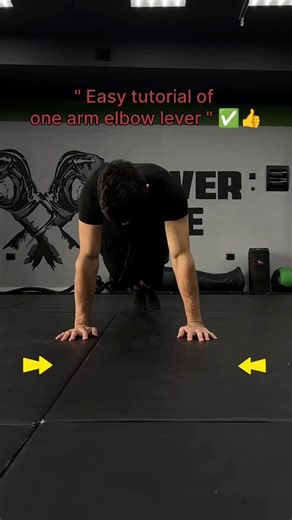 " One arm elbow lever 👍✅ #shorts #calisthenics #fitnessmotivation #fitness #tutorial