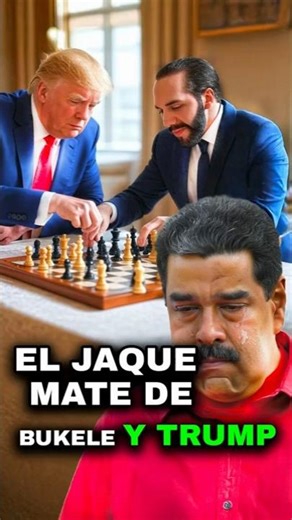 🚨🍾 Bukele and Trump's checkmate that left Maduro with no way out"