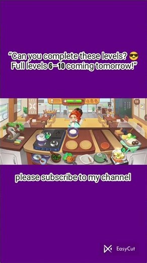 “BTS Cooking Levels 6–10 😋Full gameplay continues tomorrow! 🍳✨”#BTSCooking #GameShorts #CookingFun