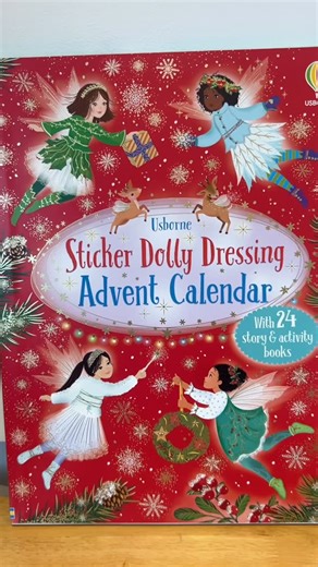 usborne children books virtual book shop on Instagram: "Sticker dolly dressing advent calendar! Includes 24 mini sticker and activity books 📚 Only £14.99"