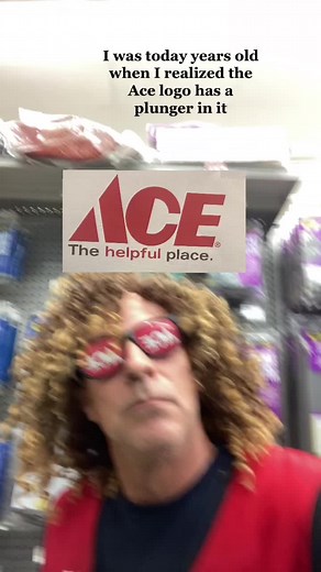 Discovering the Ace Hardware Logo's Hidden Plunger Feature