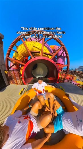 789K views · 10K reactions | FIRST rotating water slide in the Middle East! Would you try this? Meryal Waterpark Doha WhiteWater West #thrills #adrenaline #waterslide #slide #thrillseeker #thrill #thrilling #travel #Waterpark | Alex Ojeda | Facebook