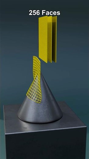 From 4 Faces to 262K 😳 | Blender Cloth Drop Simulation